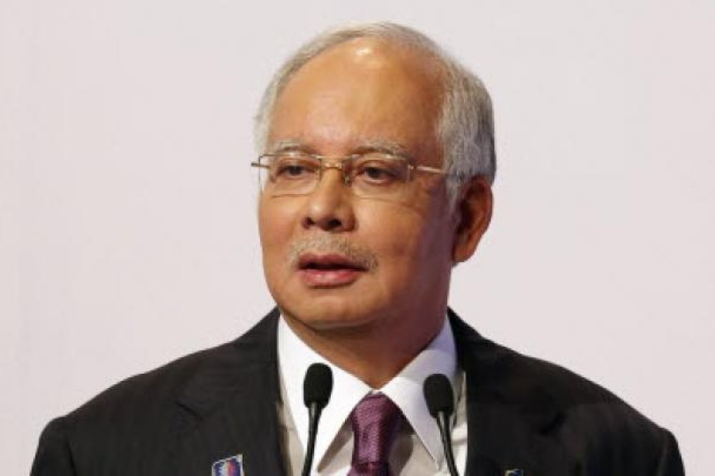 Malaysian PM Najib Razak. Photo: AP