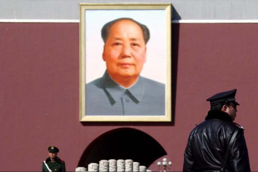 The portrait of the Mao Zedong in Tiananmen Square. Photo: Reuters