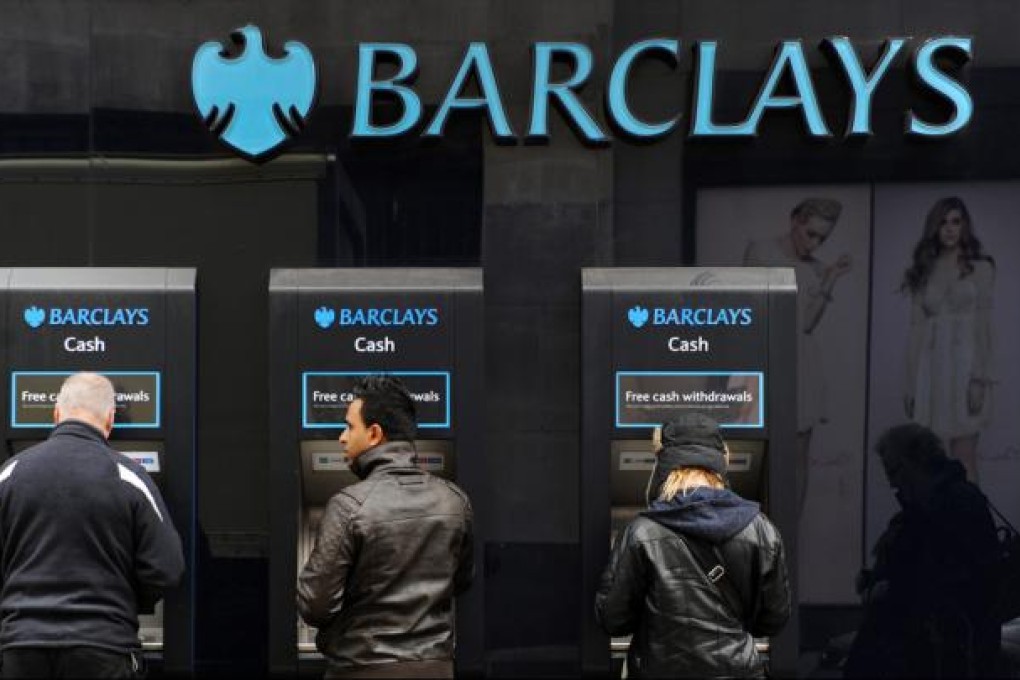 Barclays' consumer unit said in October it would stop awarding bonuses to employees based on sales and instead focus on customer satisfaction. Photo: EPA