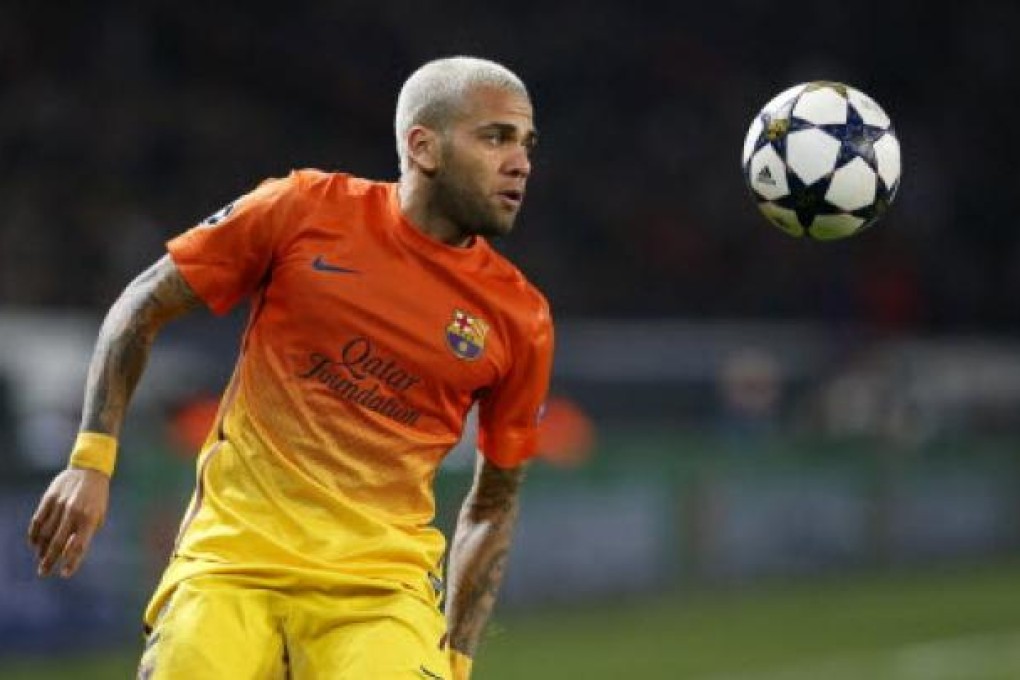 Barcelona's Brazilian defender Dani Alves. Photo: AFP