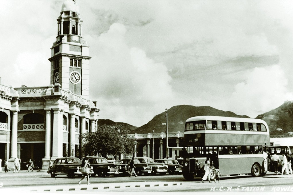 Passengers board a KMB bus in Tsim Sha Tsui in the 1950s. Photos: May Tse; SCMP Pictures