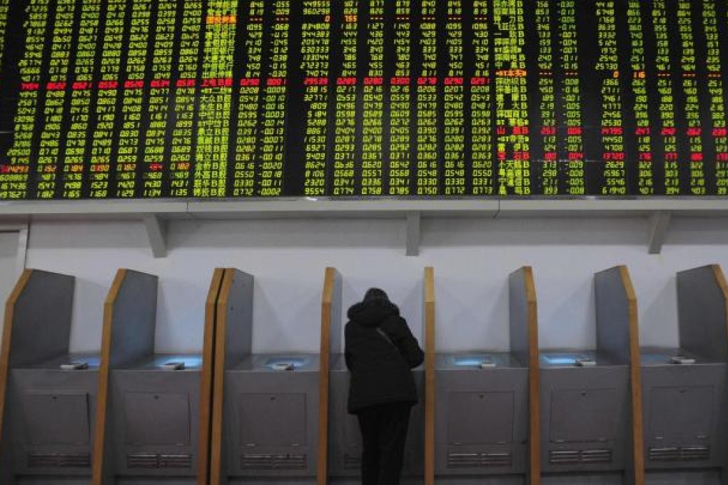 The mainland's stock market is in a slump that has made it the worst performer in Asia over the last three years. Photo: Reuters