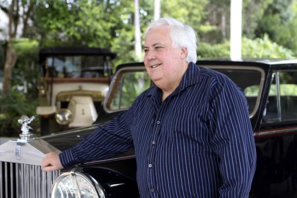 Clive Palmer says the red chip is in financial trouble. Photo: Reuters