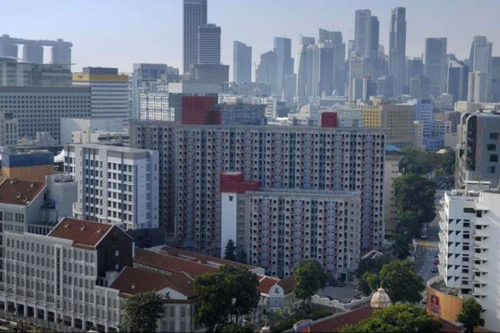 A public housing apartment block in Singapore. Photo: Bloomberg