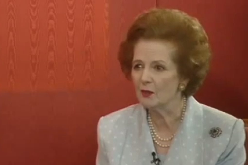 Britain did a good job with Hong Kong for the world, said Margaret Thatcher (video)