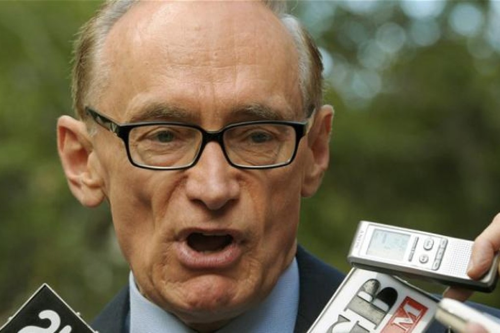 Bob Carr. Photo: AFP