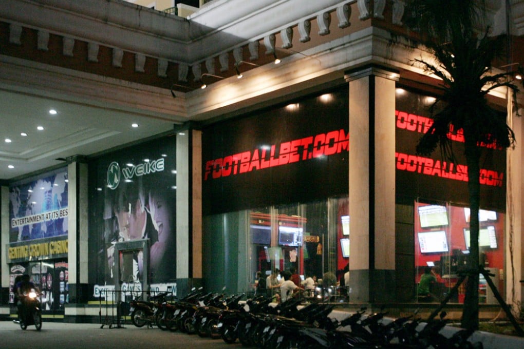 Casinos and football-betting shops in Poipet, Cambodia. Photos: Andrew Chant