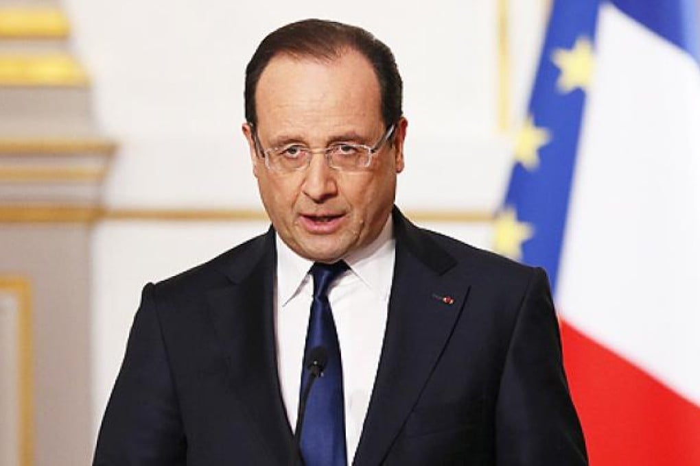 French President Francois Hollande called on Wednesday for a European crusade against tax havens. Photo: EPA