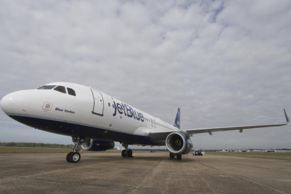 A JetBlue Airbus A320 air plane. Photo: Reuters