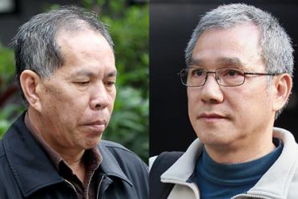 Chow Chi-wai, captain of Hongkong Electric's Lamma IV, and Lai Sai-ming, captain of catamaran Sea Smooth. Photos: David Wong