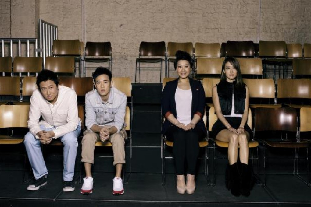 Sitting pretty (from left): Timmy Hung, Derek Tsang, Joyce Cheng and Jennifer Tse. Photos by Harry C, shot at Fringe Club