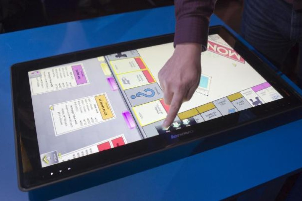 Lenovo's IdeaCentre Horizon table computer is one of the products it aims to promote on big and small screens. Photo: Reuters