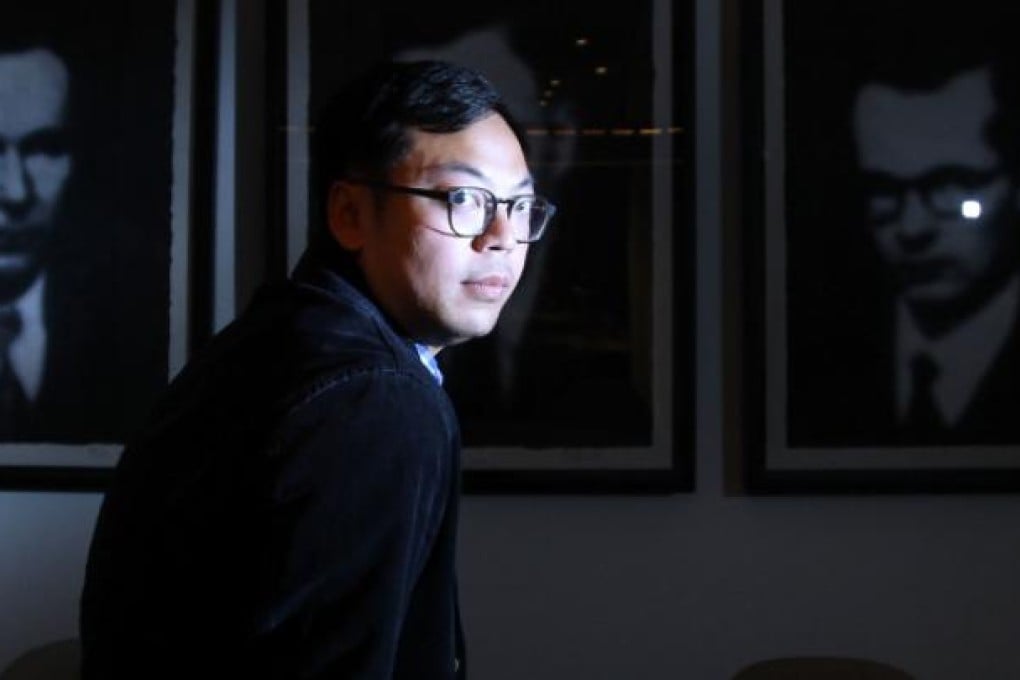 Art collector Alan Lo Yeung-kit in Wan Chai. Photo: May Tse