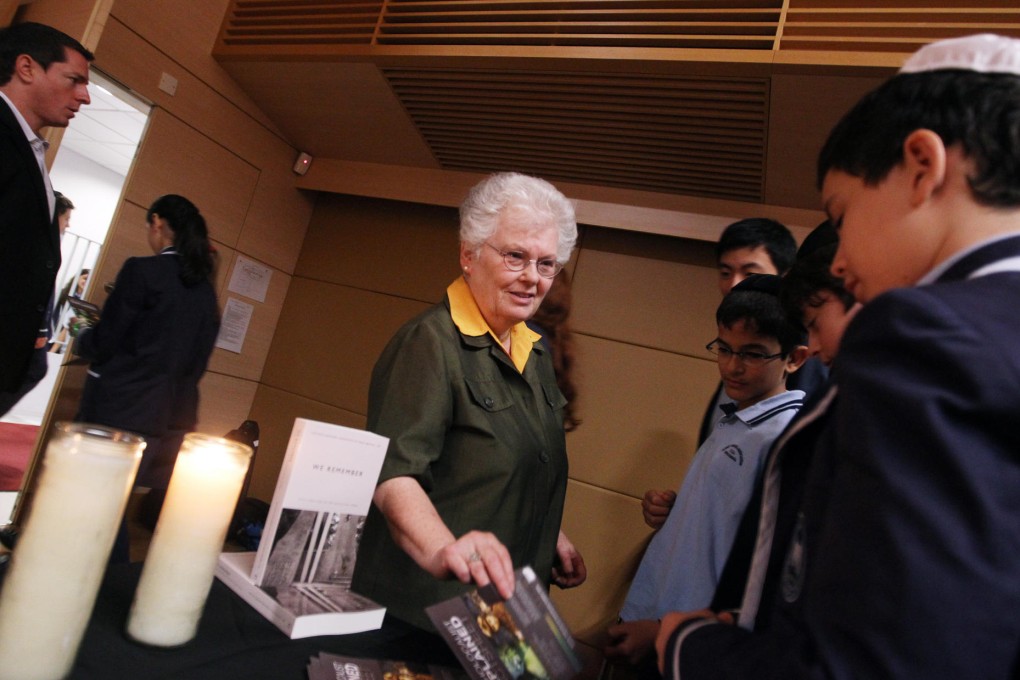 Joanna Millan gives a talk at Elsa High School in Shau Kei Wan. Photo: Jonathan Wong
