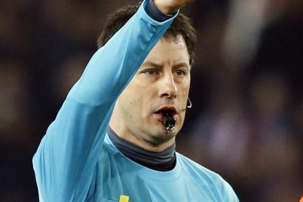 German referee Wolfgang Stark. Photo: AFP
