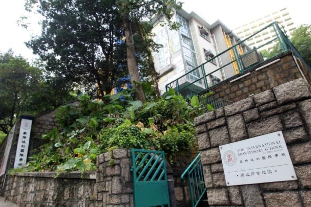 The International Montessori School campus won't be used. Photo: May Tse
