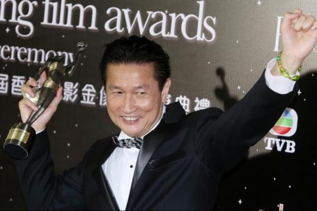 Police drama Cold War was the big winner at the Hong Kong Film Awards, picking up nine awards, including best newcomer for Alex Tsui Ka-kit, 65, sensationally sacked as an ICAC officer 20 years ago, who plays an anti-graft chief. The film won in categories including best director, best actor, best screenplay and best visual effects. Photo: Sam Tsang