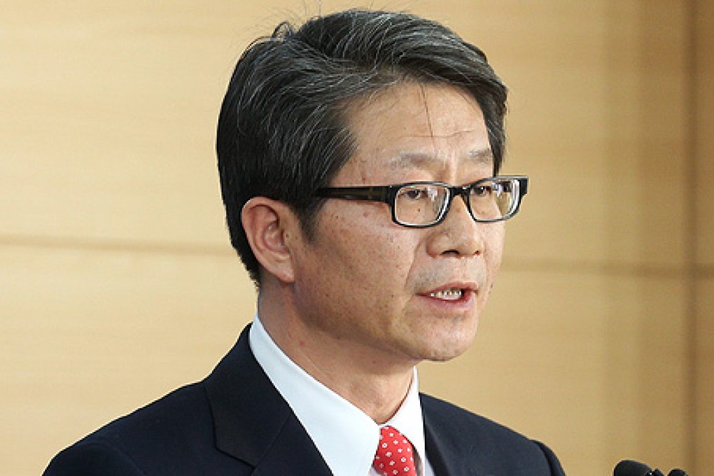 South Korea’s Unification Minister Ryoo Kihl-jae. Photo: EPA