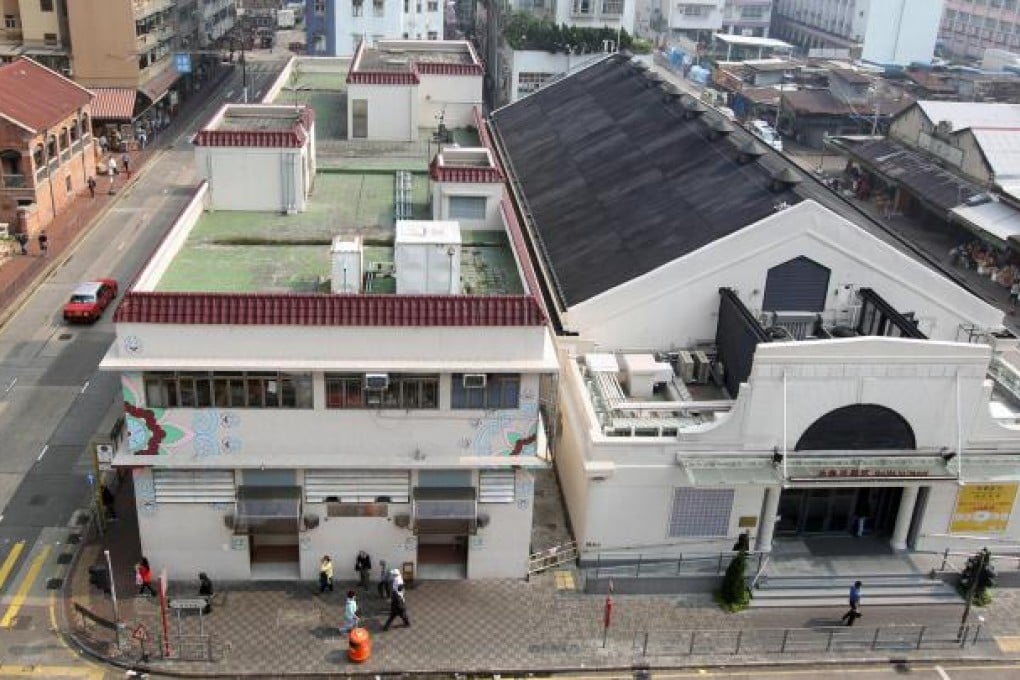 The Street Sleepers' Shelter on Shanghai Street will soon have to make way for the Yau Ma Tei Theatre. Photo: Dickson Lee