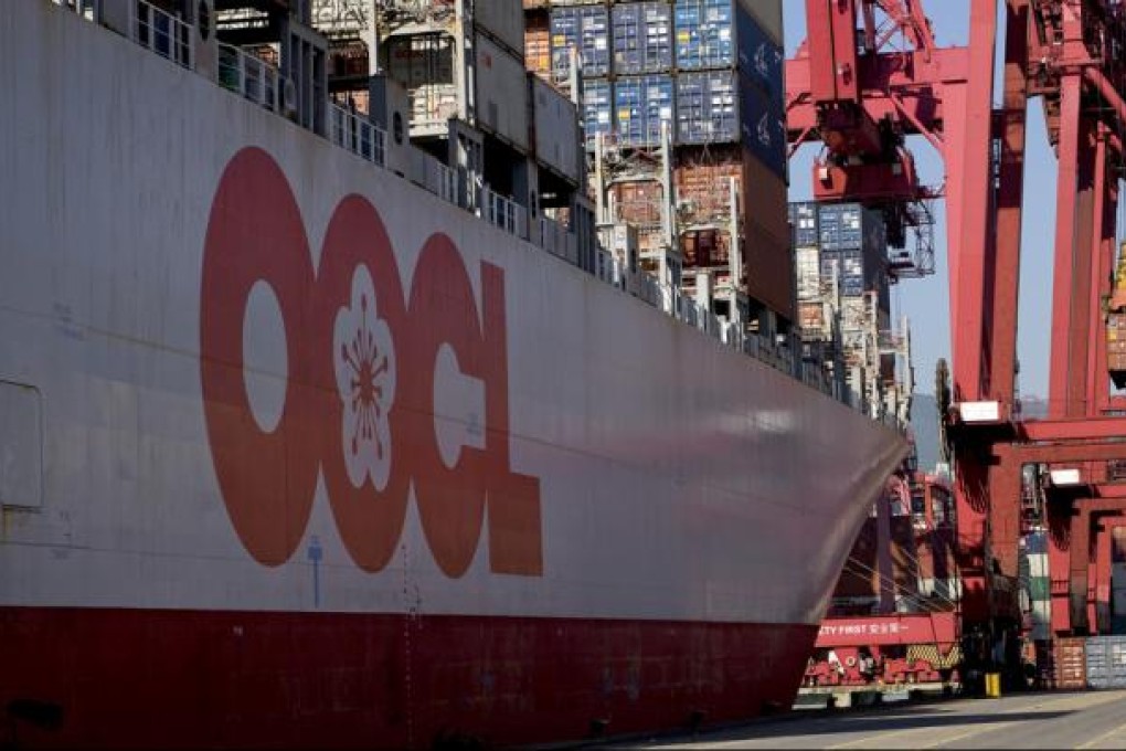 Orient Overseas Container Line, one of the TSA members. Photo: Bloomberg