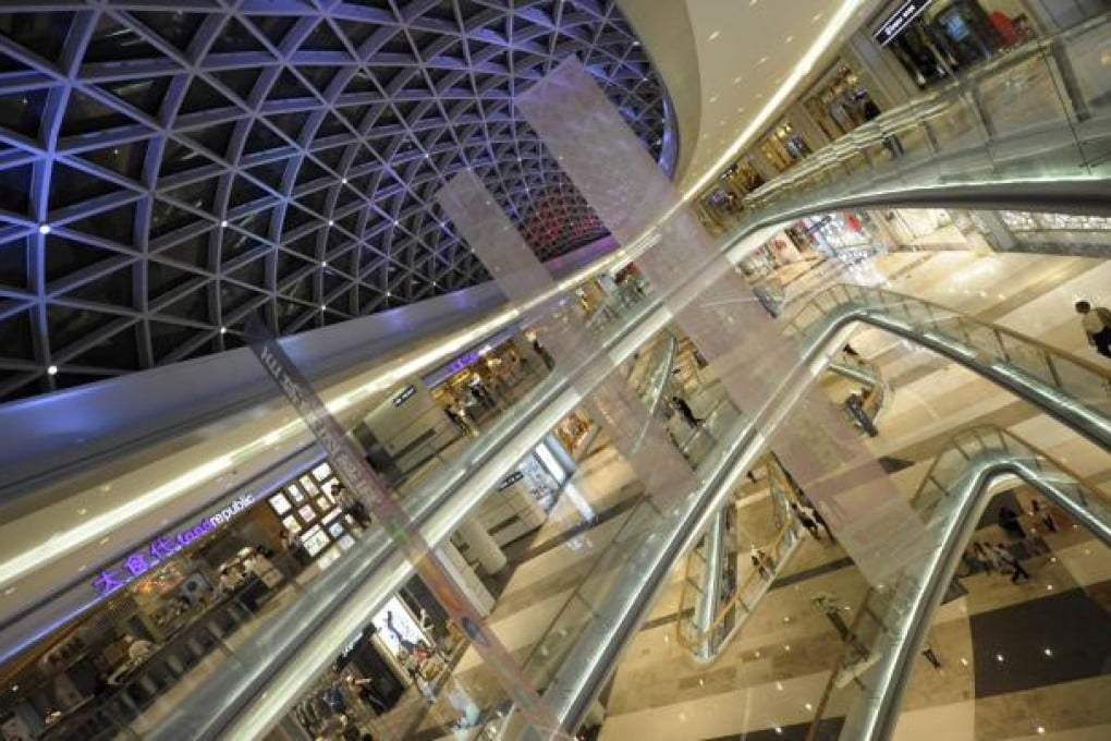 Luxury shopping malls in Shenzhen provide environments just as attractive as those in Hong Kong for the mainland wealthy. Photo: AFP