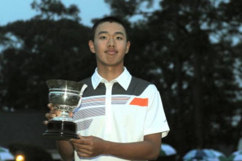 Tianlang Guan of China. Photo: AFP