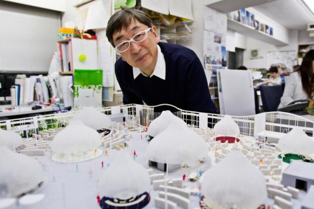 Toyo Ito in his office in Shibuya, Tokyo. Portrait: Christopher Jue