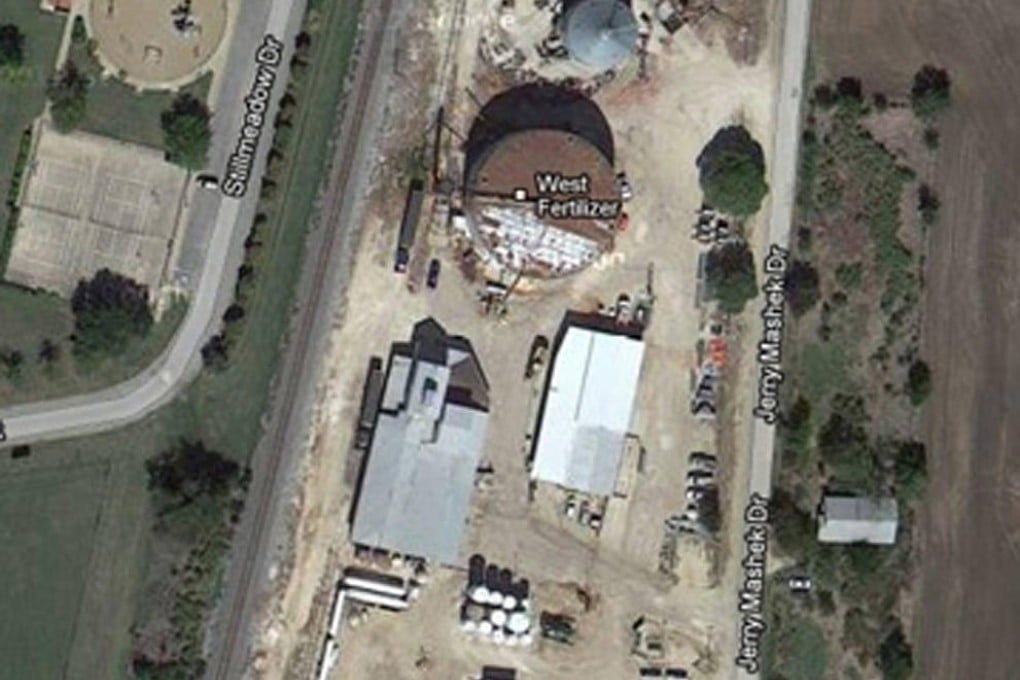 Aerial view of the plant before the blast.Photo: SCMP Pictures