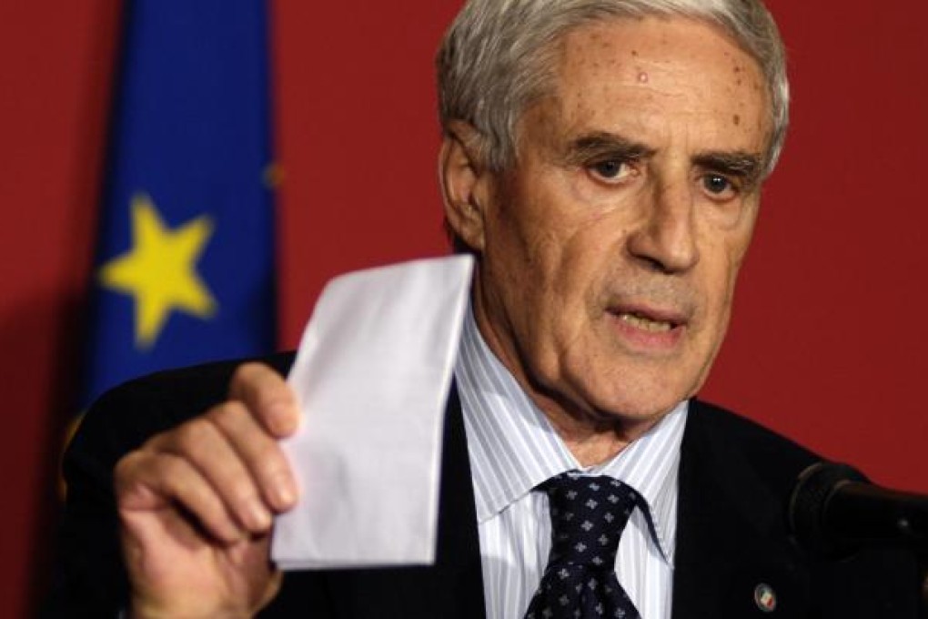 Franco Marini faces vote