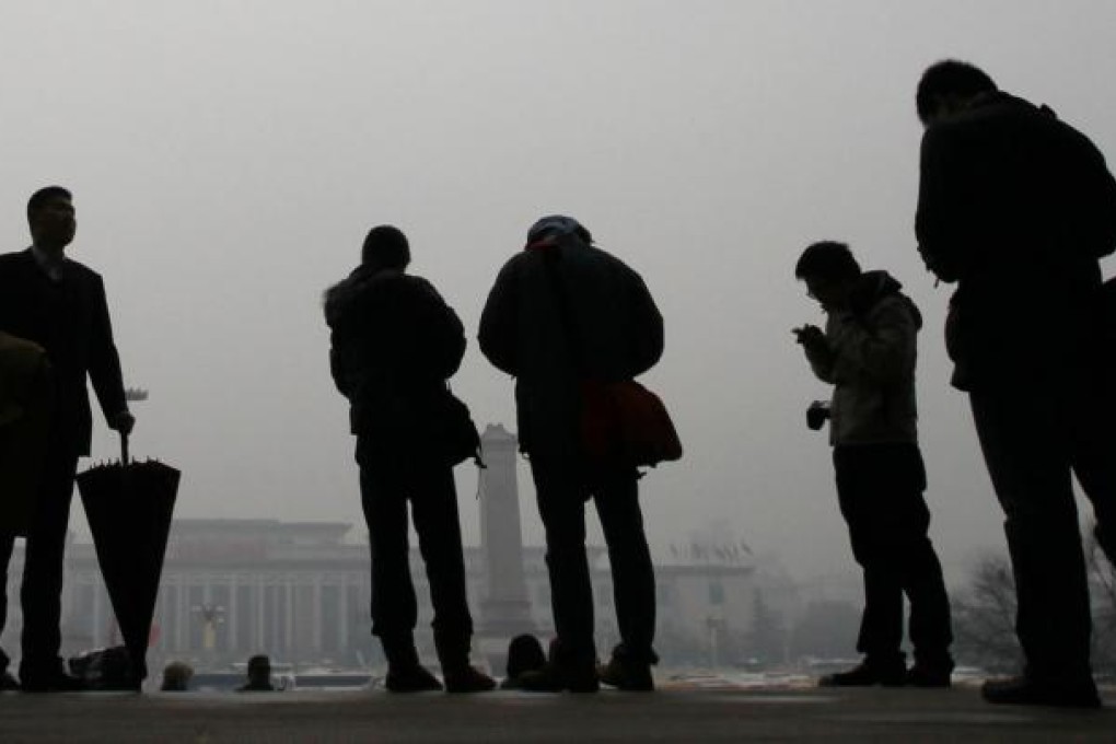 Beijing was the ninth most polluted city in January.