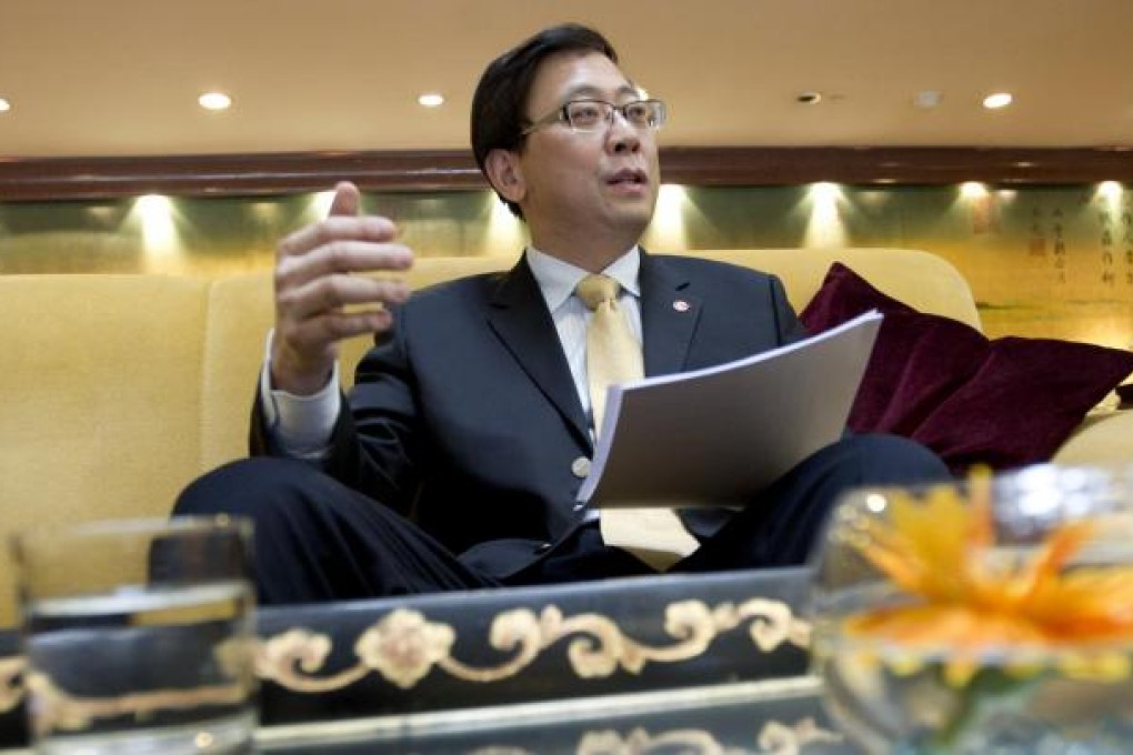 Meng Xiangkai says Caiga's globalisation push includes setting up centres for research and development overseas. Photo: Simon Song