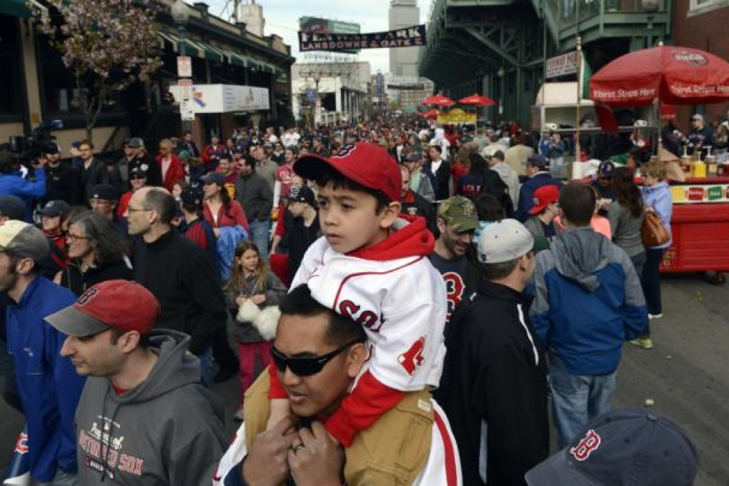 Aftermath of the bombings at the finish line of the Boston Marathon. Photo: EPA