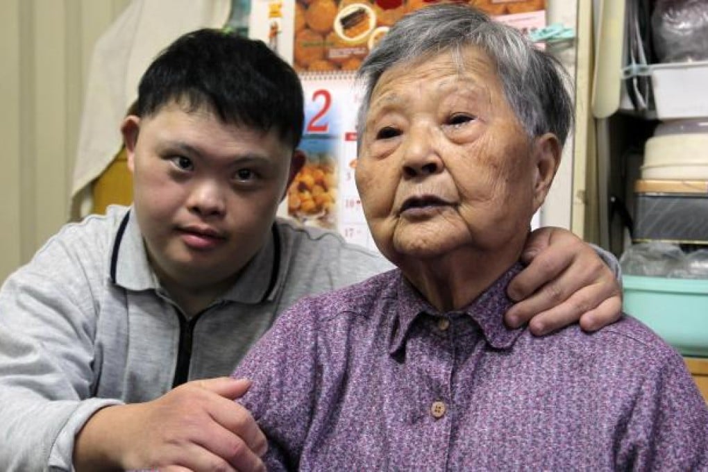 Lee Lan has been told her son, Chan Chi-bun, may be offered a place in a care home by the end of this year or beginning of next year at the earliest. Photo: Dickson Lee