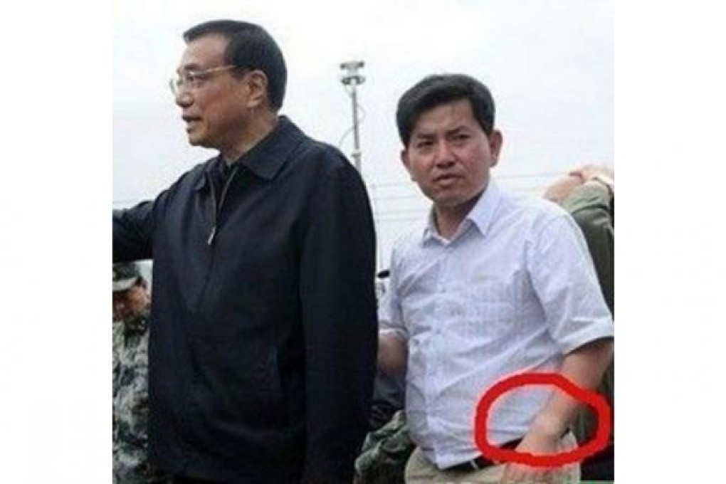 Watchless Fan with Premier Li Keqiang. Photo: SCMP