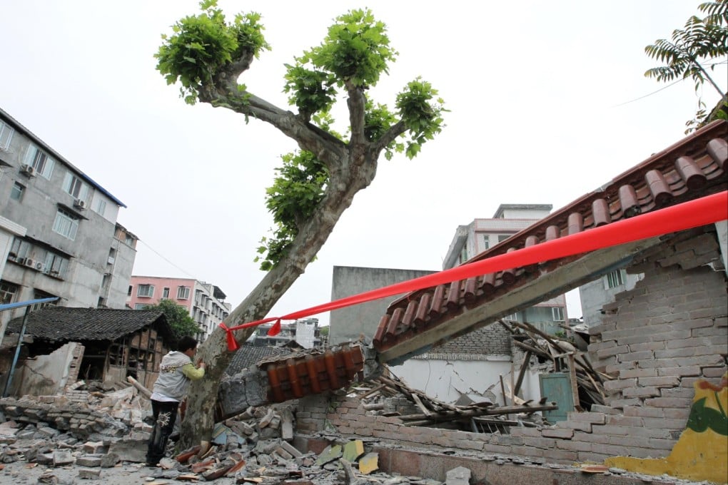 Lushan county, near the epicentre of the earthquake. Photo: SCMP/Simon Song