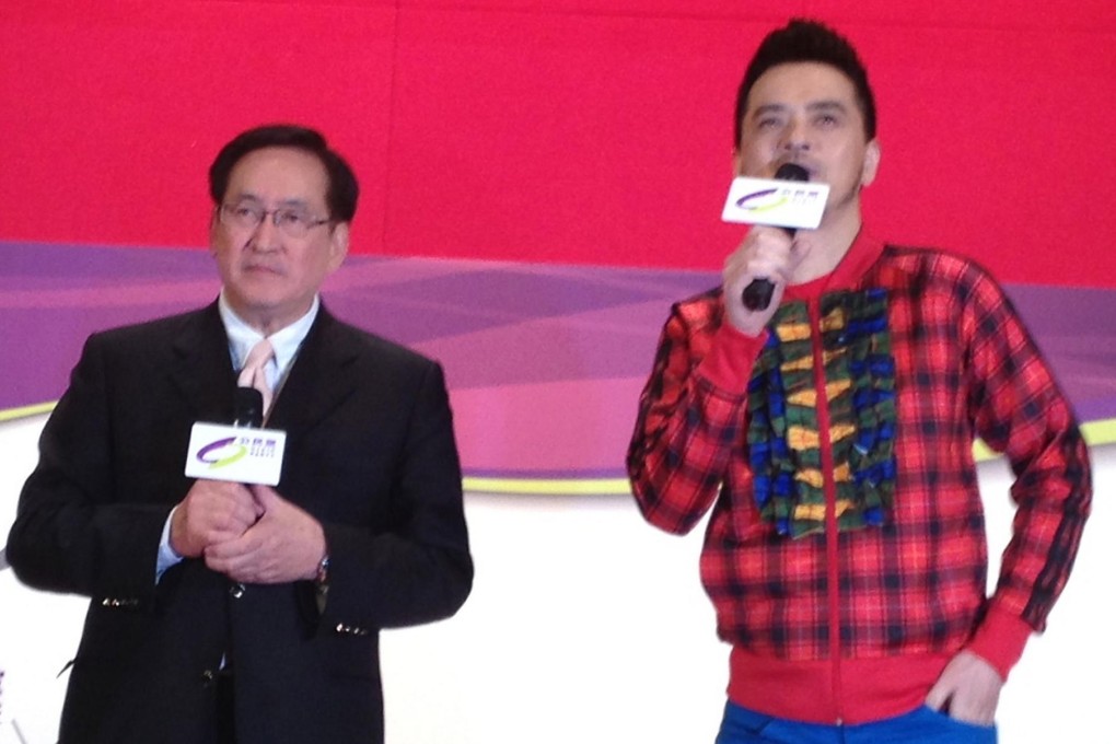 Dr York Chow with pop singer Anthony Wong. Photo: Colleen Lee