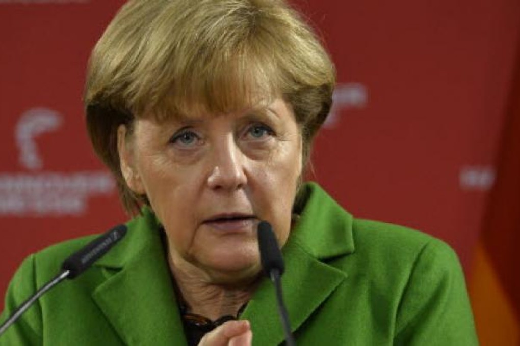 German Chancellor Angela Merkel. Photo: AFP