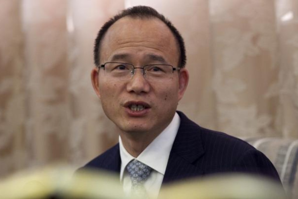 Guo Guangchang, chairman of Fosun International. Fosun has won a court order on the mainland forcing the developer Soho China to return to the vendors the 50 per cent stake it bought in a project in Shanghai. Photo: Bloomberg