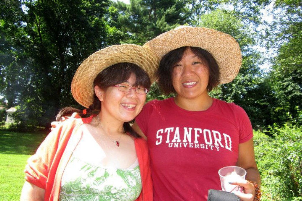 Mary Wu and with her sister Amy