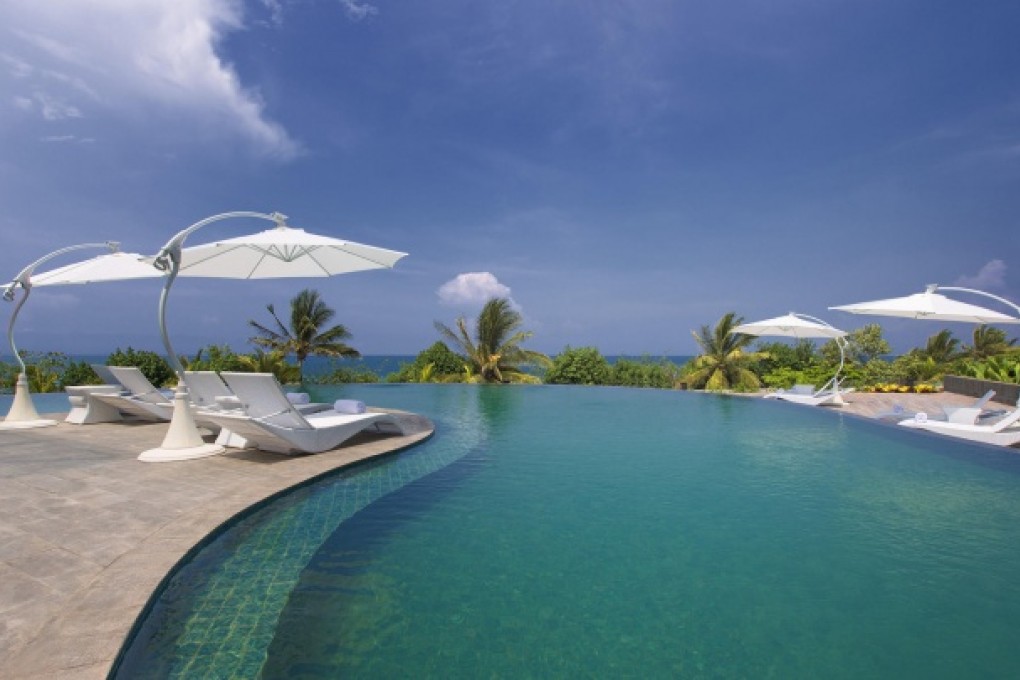 Poolside at the Sheraton Bali Kuta.
