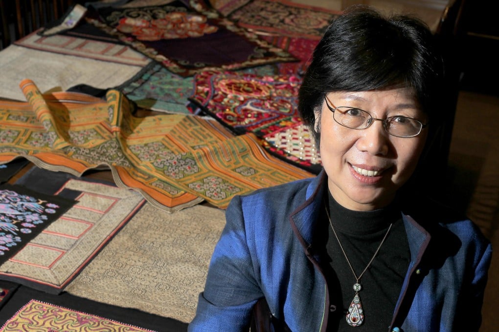 Lee Mei-yin, Chinese culture promoter and Dunhuang art specialist, with her collection. Photo: K.Y. Cheng
