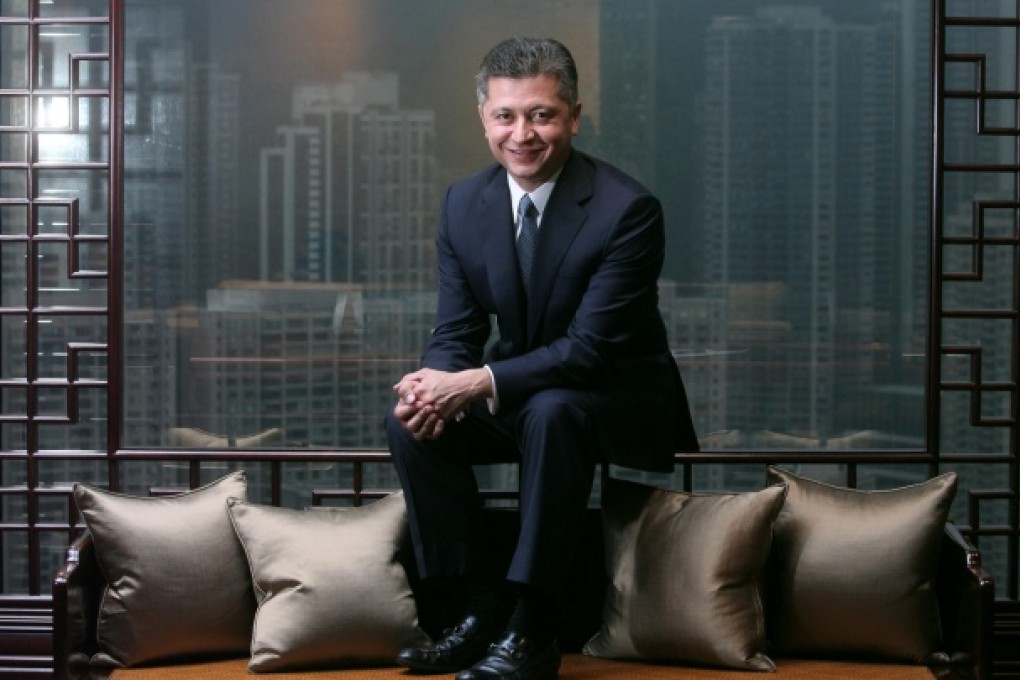 Michael Smith, the head of real estate investment banking for Asia at Goldman Sachs, says reits are benefiting from the global low interest rate environment. Photo: May Tse