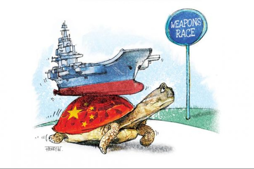 China should focus on hi-tech weapons, not plodding old carriers