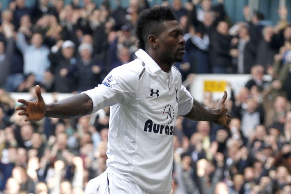 Emmanuel Adebayor. Photo: AP