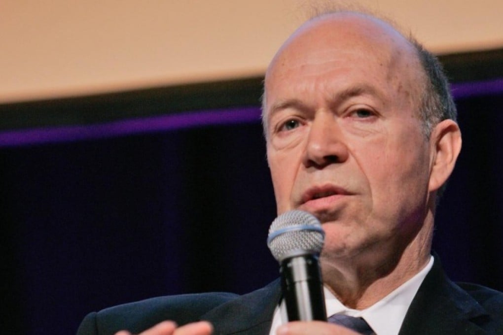 James Hansen visited Hong Kong in November 2010. Photo: EPA