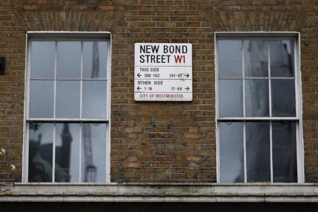 A property in New Bond Street, London, where demand has increased three times faster than supply over the last quarter. Photo: Reuters