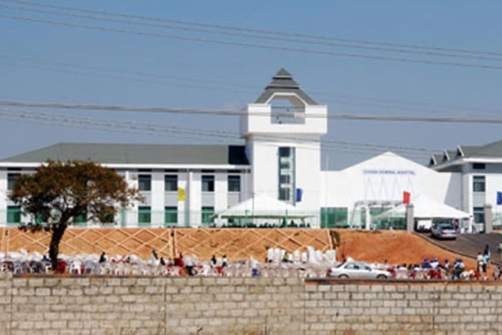 The general hospital in Lusaka built by China.Photo: Xinhua