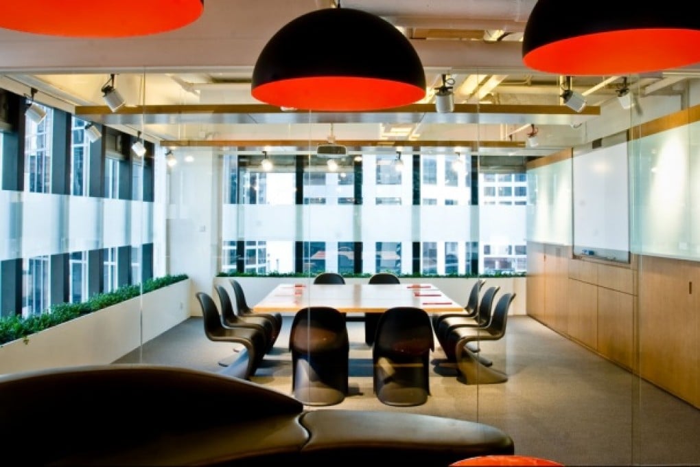 A green office in Central. Photo: Courtesy of Liquid Interiors