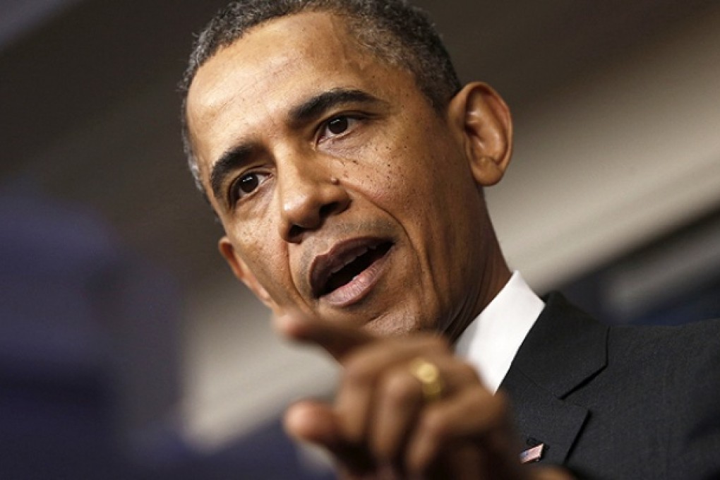 President Barack Obama answers questions at a news conference in the White House. Photo: AP