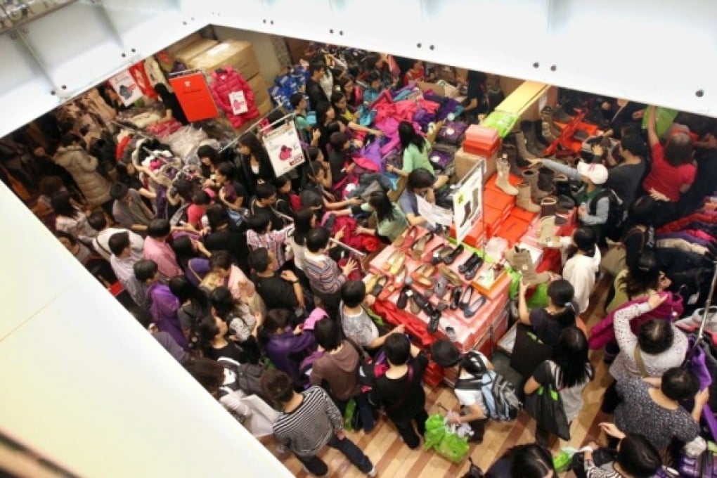 Sha Tin is one of the new and emerging shopping districts that attract 'day trip' visitors. Photo: David Wong